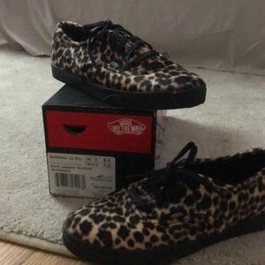 Cheetah vans sneakers